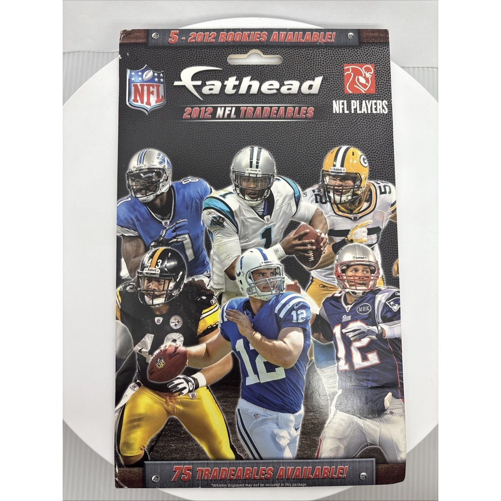Fathead Tradeables 2012 NFL Vinyl Graphics Reusable Stickers 5" x 7" Sealed New